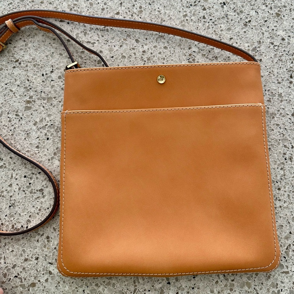 G.I.L.I. leather crossbody adjustable bag purse